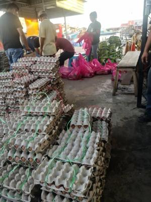 CSR Program under SS Petroleum; Giving essential food to 400 customers of Buraqoil at Semporna, Sabah